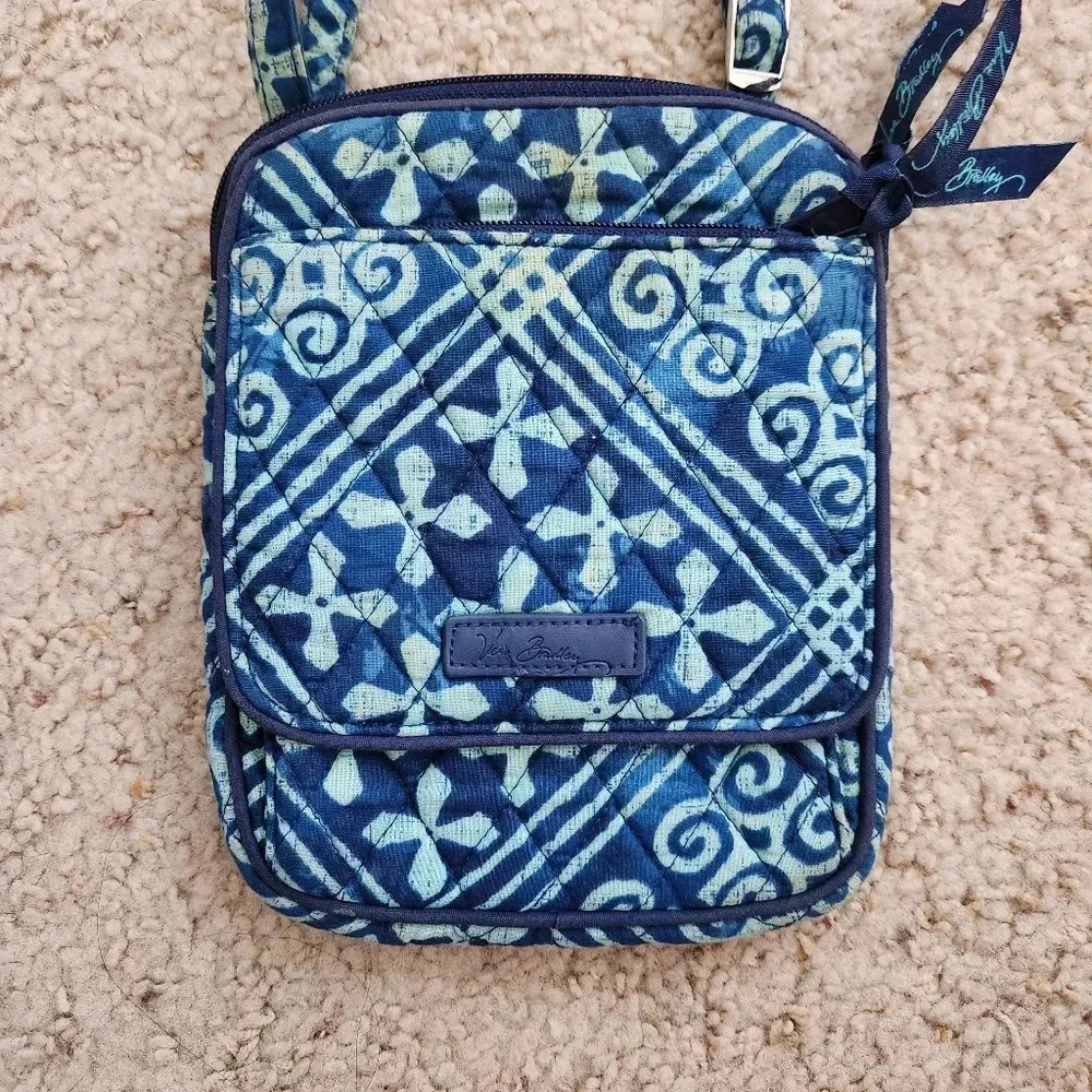 Vera Bradley Cuban Tiles‎ Pattern Small Crossbody Bag